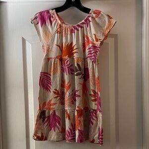 Carter's Pink and Orange Floral Dress